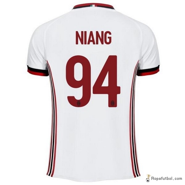 Camiseta AC Milan Replica Segunda Ropa Niang 2017/18